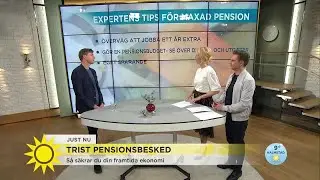 Trista pensionbeskedet, är du i farozonen?  - Nyhetsmorgon (TV4)