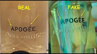Louis Vuitton Apogee perfume how to spot fake. Real vs Fake Louis Vuitton Eau de parfum.