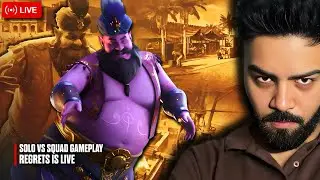 🔥 GENIE / ALADIN MODE IS BACK / SOLO VS SQUAD WITH REGRETS! #bgmilive #pubglive
