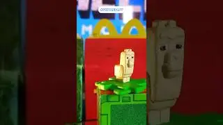 Llama kick your Grass! Grass Block X Llama. McDonald's Adult Happy Meal. A Minecraft Movie.
