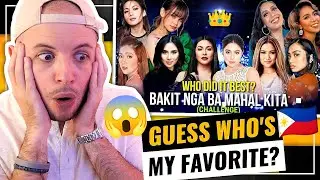 Bakit nga ba mahal kita? (CHALLENGE) | Who sang the CLIMAX best? Regine, Sarah... | HONEST REACTION