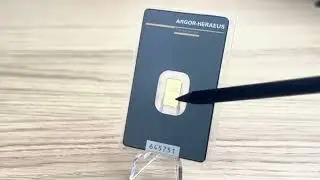 Золоті злитки Argor-Heraeus