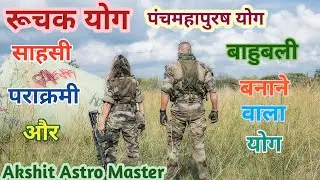Panch mahapurush yoga | Ruchak yoga