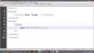 php bangla tutorial#12(for loop)