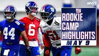 Giants Rookie Camp Highlights | Abdul Carter, Jaxson Dart, Cam Skattebo | 5/9/25