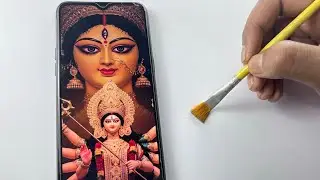 Maa Durga Drawing ✨ Navratri 2025 Special | Durga Puja Art | Pencil & Color Shading Tutorial