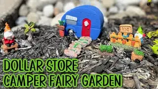 DIY Dollar Store Camper Fairy Garden
