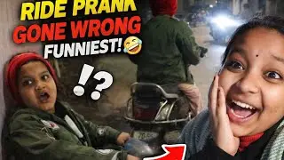 Scooty Ride Prank Backfired 😂💔 | Girls Moto Vlog ll funniest ll 🤣 bkloli