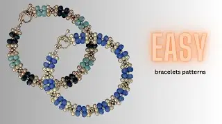 DIY beaded bracelet. Easy bracelet making ideas. How to make bracelets