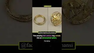 This amazing 16th century ring unfolds into an astronomical sphere #ring #unfold #astronomical #tip