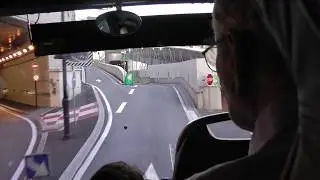 Viking Cruises tour bus ride through tunnels in Monaco