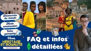 Les Sims 4 Héritage & Royauté : FAQ sur le monde, construction & collaborations 👑‼️📣