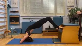 Archival Wrestler's Bridge With the Feet on the Wunda Chair