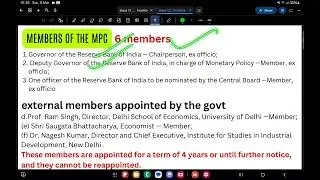 Monetary policy committee #bankingawareness #sbiclerk