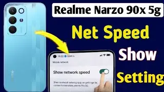 Realme Narzo 90x 5G Me Net Speed ​​Kaise Show Kare | Internet Speed ​​Status Bar 🚀