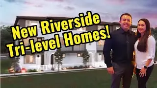 New tri-level homes in Riverside Ca! Come with us on a tour 