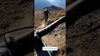 This is Mustang 🐎 #downhillmtb #rjripper #mountainbiking #nepal
