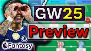 FPL GW25 GAMEWEEK PREVIEW ~ SAKA OUT ENZO IN???