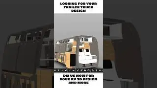 TRAILER 3D DESIGNING, RV DESIGNS #3ddesign#innovation