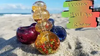 Glass Freezer Pipe | Liquid Filled Pipe | Freezable Hand Pipe