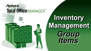 How to Use Group Items in Total Office Manager