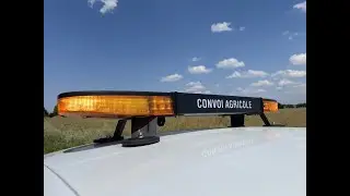 Rampe de signalisation LED convoi agricole