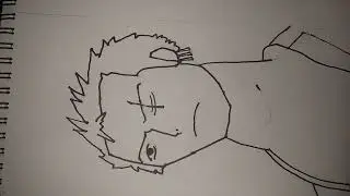 Zoro drawing #shikhardrawings #anime 