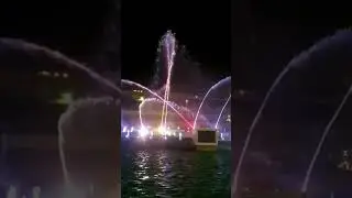 Палермо, прекрасные  музыкальные фонтаны. Palermo Dancing Fountain. #Sicily#travel #фонтан#fun#