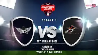 COMMANDERS TITANS VS MAVERICKS | JFSE CHAMPIONS LEAGUE T20 SEASON 1
