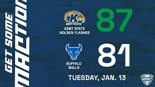 MBB Condensed Game: Kent State 87, Buffalo 81 | 1.13.26
