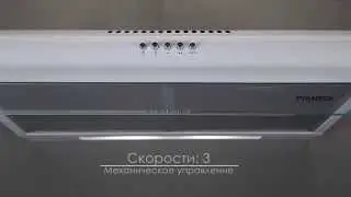 Обзор вытяжки Pyramida WH 22 60 WHITE N