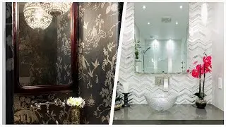 75 Small Transitional Powder Room Design Ideas You'll Love 💎