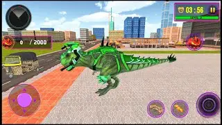 Police Dragon Robot Car War - Android Gameplay