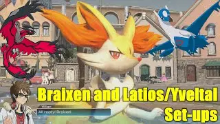 Pokken - Braixen and Yveltal/Latios Set-ups