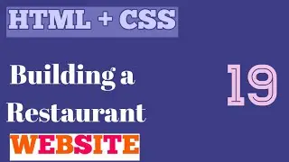 Building a Restaurant Website -19- The three column section - part 2