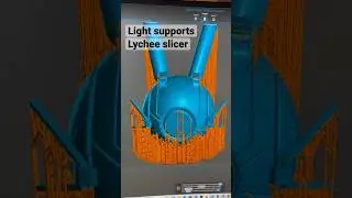 Lychee light supports are KING #3dprinting