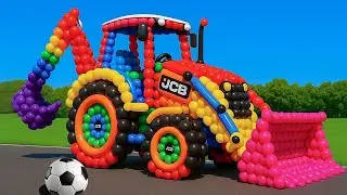 The mascot vibrato assistant JCB placed on the football field is popular, co-produced, and creative
