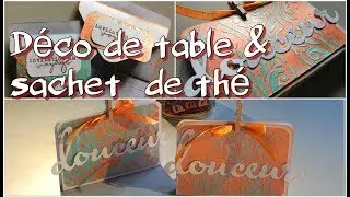 Tuto Isabel Scrap - Déco de table avec sachet de thé #77