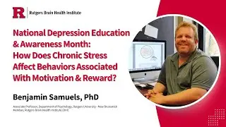 October National Depression Education & Awareness Month | Dr. Benjamin Samuels