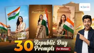 30 Republic Day Gemini AI Prompts for Women | Natural & Elegant 4K Photos