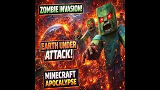 THE CRAZIEST MINECRAFT ZOMBIE ATTACK I'VE EVER SEEN! (Near Death)