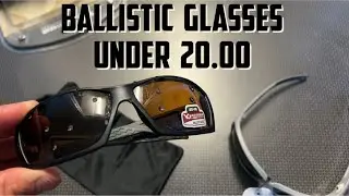 Ballistic Rated Glasses Under 20.00 (I SHOT THEM)