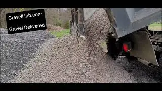 5 tons of crusher run gravel delivered