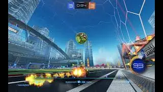 Rocket League - First Airdribble in 1vs1 (Platin3)