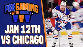 THE EDMONTON OILERS HEAD TO CHICAGO TO FACE THE BLACKHAWKS | PREGAMING WITH BORDZY