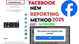 Facebook New Reporting Method 2025 | How To Report Someone facebook account | 2025