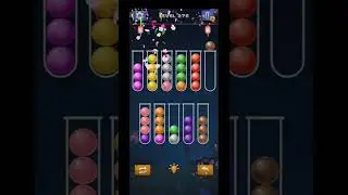 Color Ball Sort Puzzle Level 276 Solution #shorts