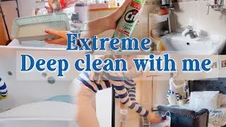 EXTREME DEEP CLEAN WITH ME | SPEED CLEANING MOTIVATION | SUNDAY RESET