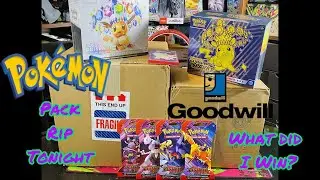 🔴LIVE - Processing Vintage Pokemon Collections from Goodwill - Prismatic, Surging, Destined Packs