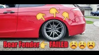 Rear Fender Rolling FAILED 😟😔 Honda Accord 8th Gen Coupe